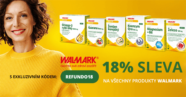 KlubZdravi.cz – 18% slevový kód na všechny produkty WALMARK